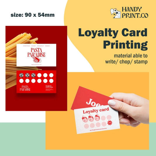 Loyalty card/name card print