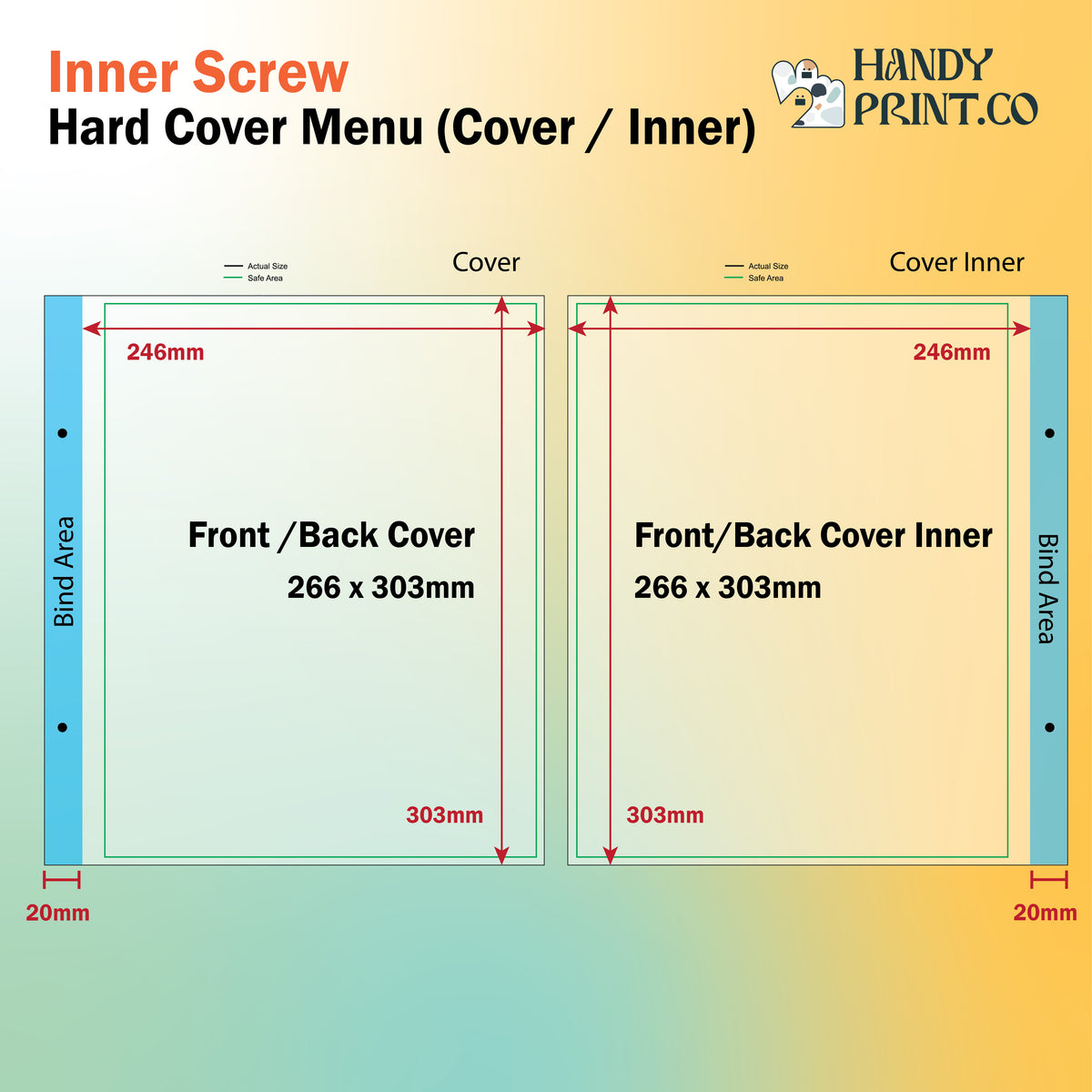 Inner Screw Hard Cover Menu