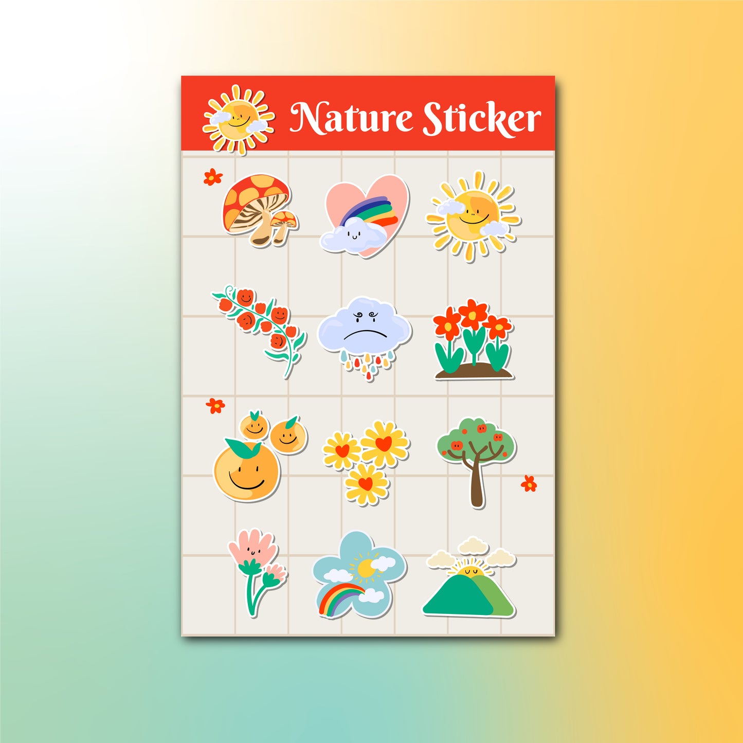 Sticker Sheet print