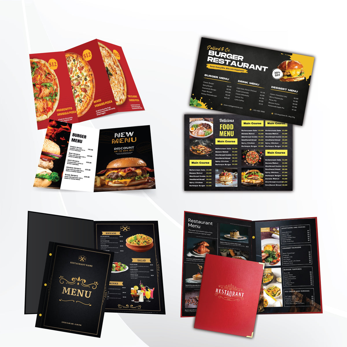 menu printing