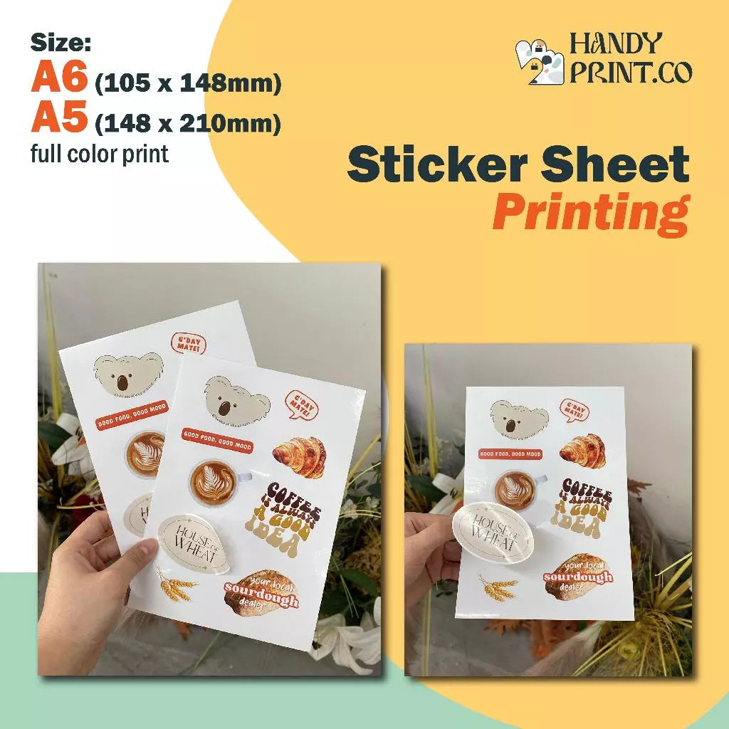 Sticker Sheet print