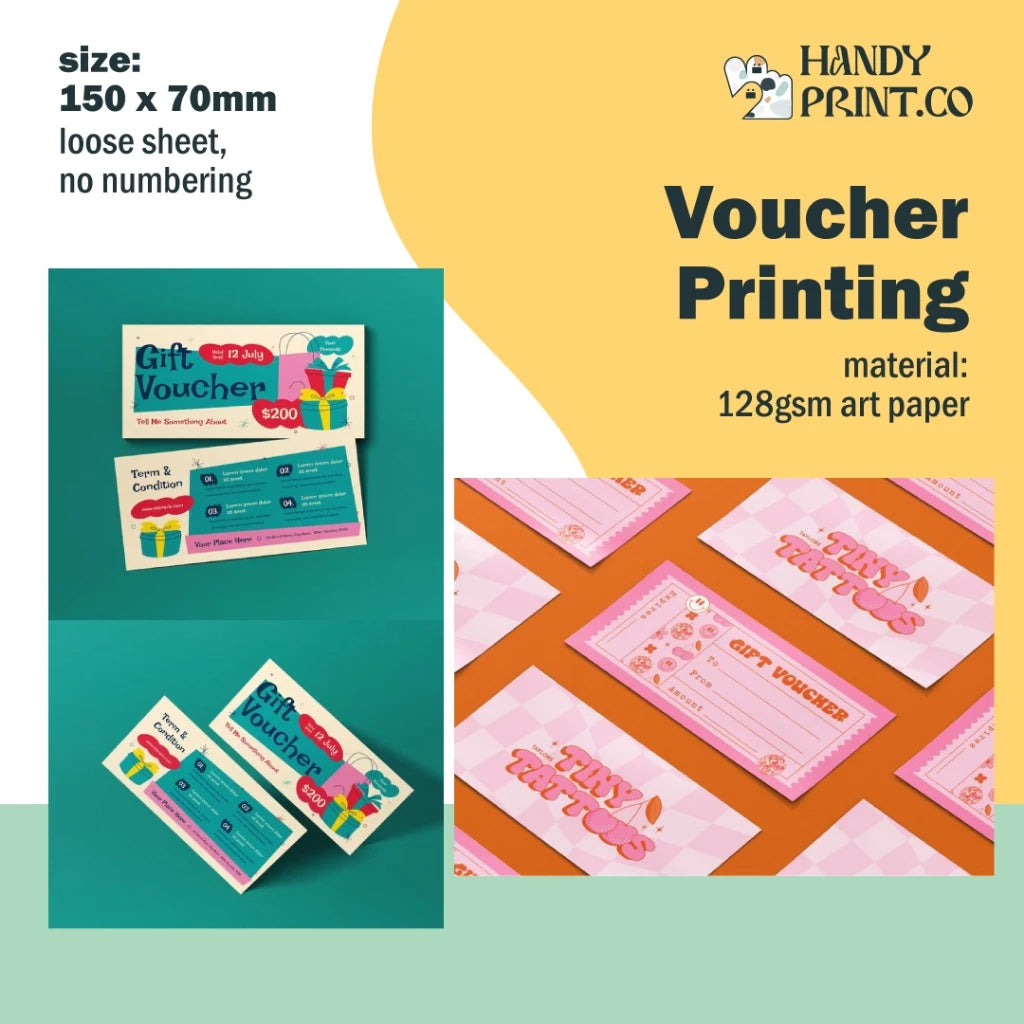 Voucher Print (128gsm Art Paper)